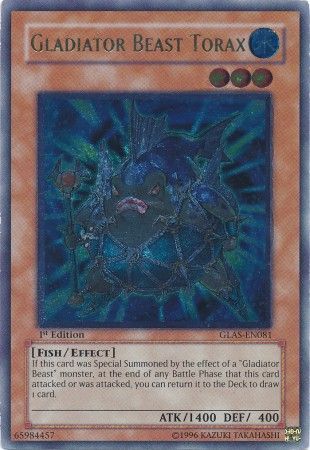 Gladiator Beast Torax (UTR) [GLAS-EN081] Ultimate Rare | Galactic Gamez