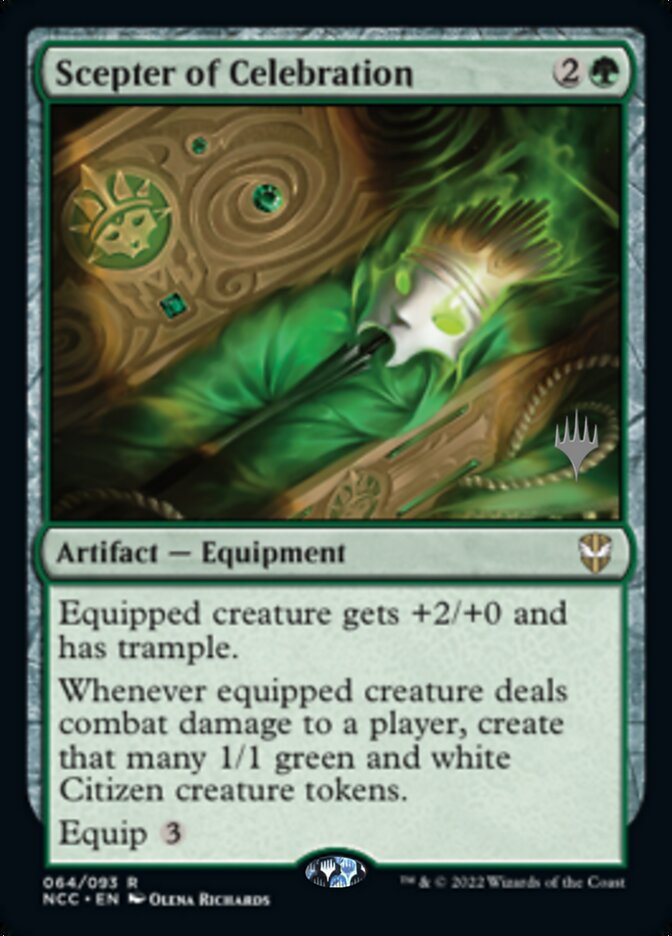 Scepter of Celebration (Promo Pack) [Streets of New Capenna Commander Promos] | Galactic Gamez