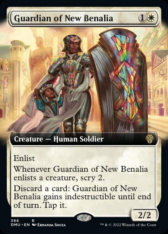 Guardian of New Benalia (Extended Art) [Dominaria United] | Galactic Gamez