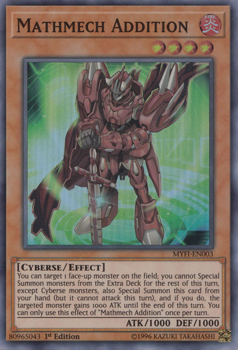 Mathmech Addition [MYFI-EN003] Super Rare | Galactic Gamez