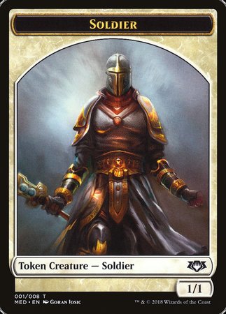 Soldier Token [Mythic Edition Tokens] | Galactic Gamez