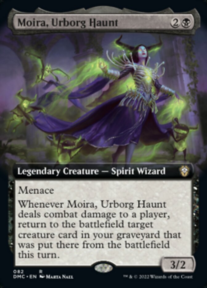 Moira, Urborg Haunt (Extended Art) [Dominaria United Commander] | Galactic Gamez