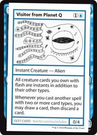 Visitor from Planet Q (2021 Edition) [Mystery Booster Playtest Cards] | Galactic Gamez