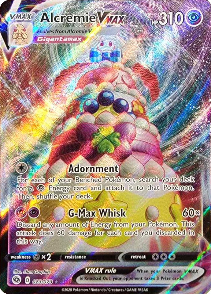 Alcremie VMAX (023/073) [Prize Pack Series One] | Galactic Gamez