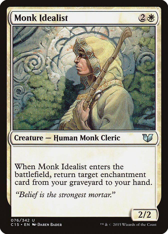 Monk Idealist [Commander 2015] | Galactic Gamez