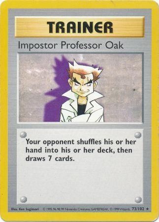 Impostor Professor Oak (73/102) [Base Set Shadowless Unlimited] | Galactic Gamez