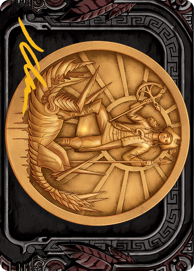 Captain Lannery Storm Art Card (Gold-Stamped Signature) [March of the Machine Art Series] | Galactic Gamez