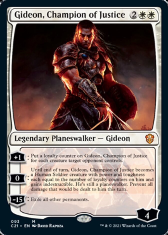 Gideon, Champion of Justice [Commander 2021] | Galactic Gamez
