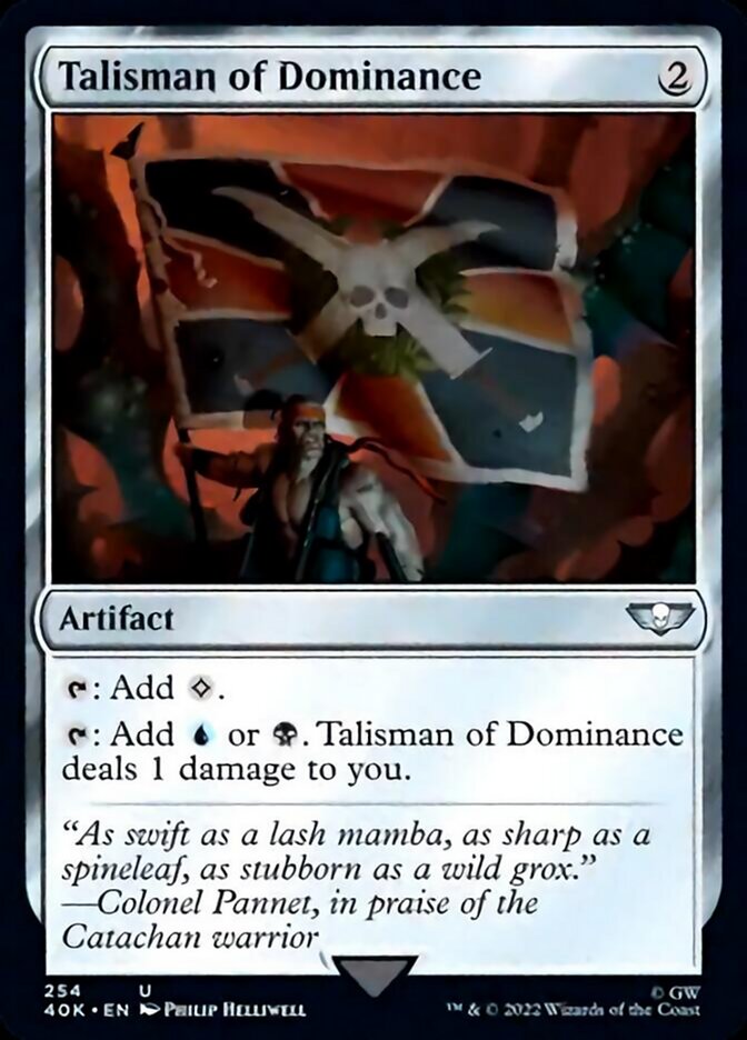 Talisman of Dominance (254) (Surge Foil) [Universes Beyond: Warhammer 40,000] | Galactic Gamez