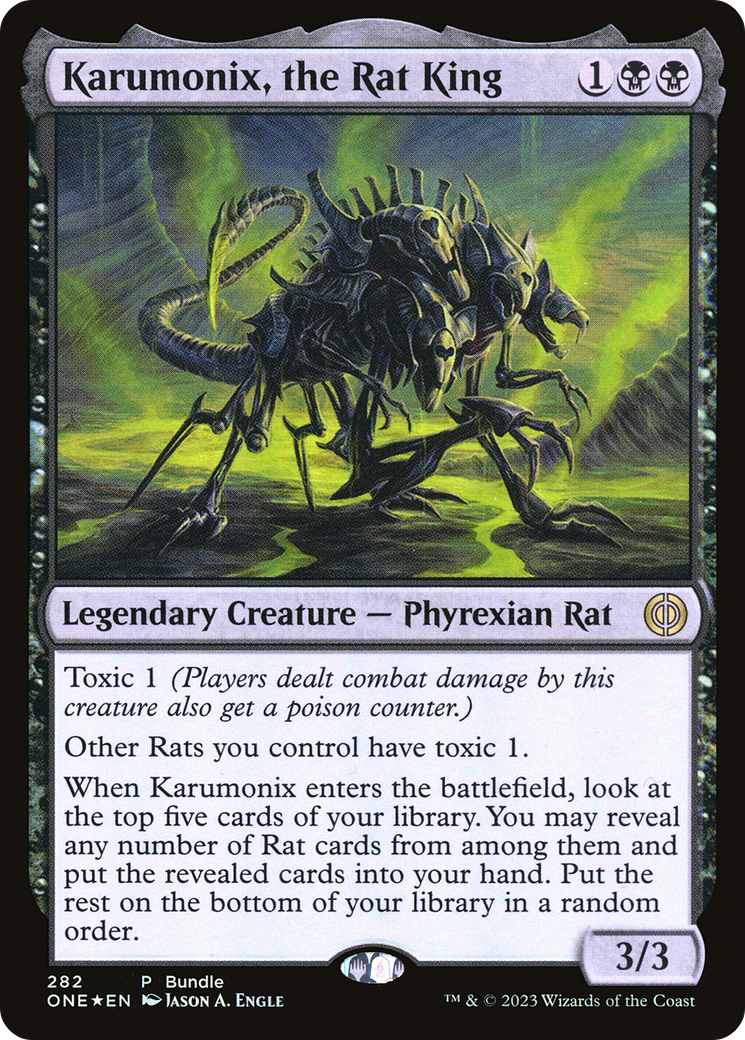 Karumonix, the Rat King (Bundle) [Phyrexia: All Will Be One] | Galactic Gamez