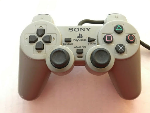 Gray Dual Analog Controller - Playstation | Galactic Gamez
