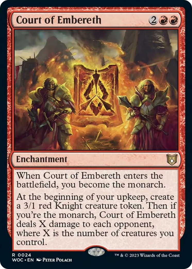 Court of Embereth [Wilds of Eldraine Commander] | Galactic Gamez