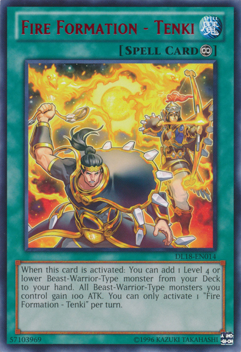 Fire Formation - Tenki (Red) [DL18-EN014] Rare | Galactic Gamez