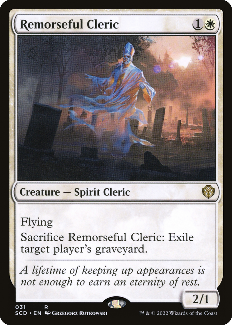 Remorseful Cleric [Starter Commander Decks] | Galactic Gamez