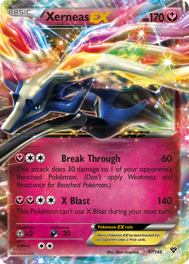 Xerneas EX (97/146) [XY: Base Set] | Galactic Gamez