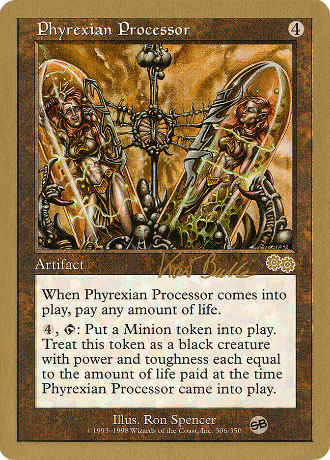 Phyrexian Processor (Kai Budde) (SB) [World Championship Decks 1999] | Galactic Gamez