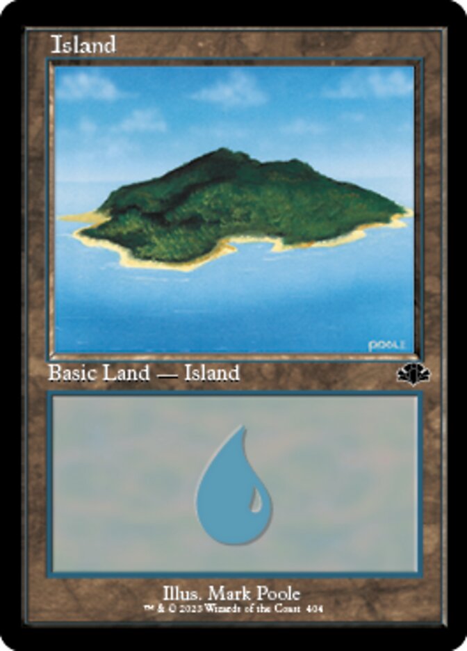Island (404) (Retro) [Dominaria Remastered] | Galactic Gamez
