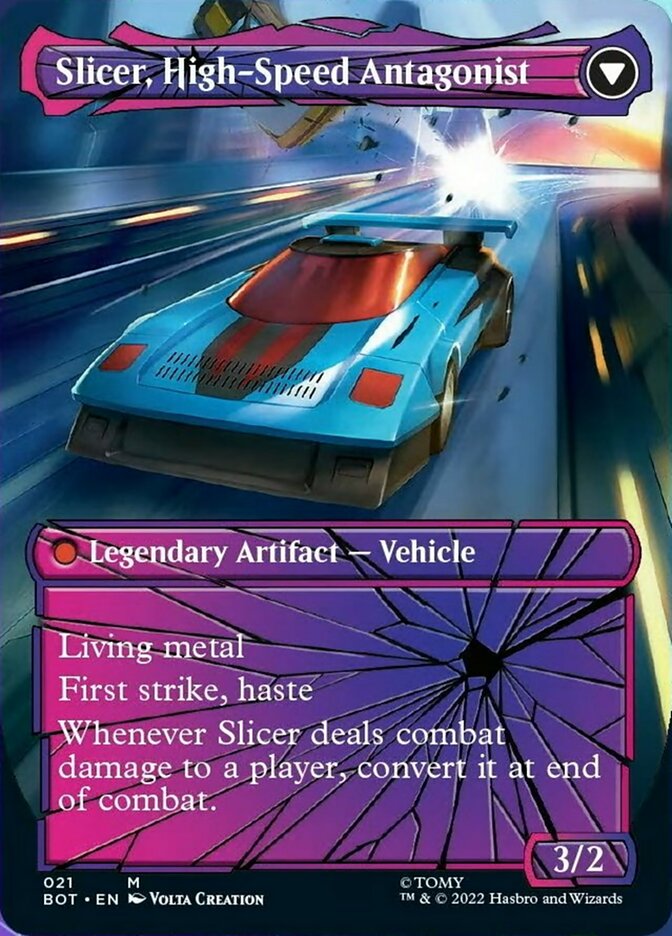 Slicer, Hired Muscle // Slicer, High-Speed Antagonist (Shattered Glass) [Universes Beyond: Transformers] | Galactic Gamez