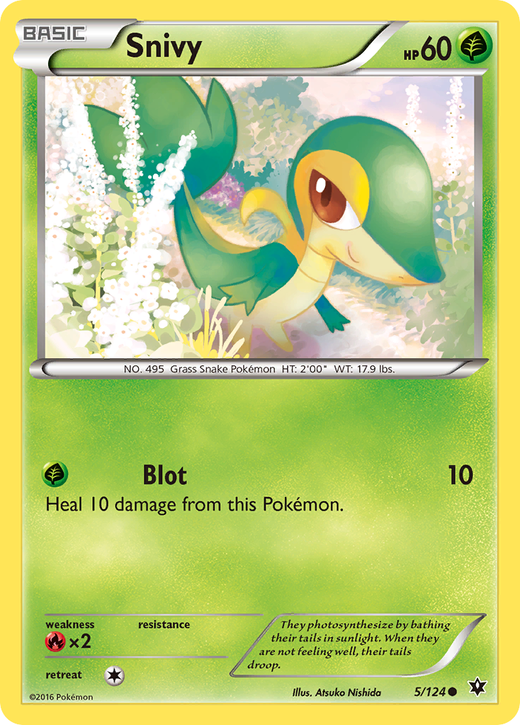 Snivy (5/124) [XY: Fates Collide] | Galactic Gamez