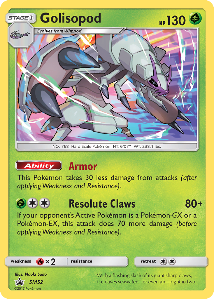 Golisopod (SM52) [Sun & Moon: Black Star Promos] | Galactic Gamez