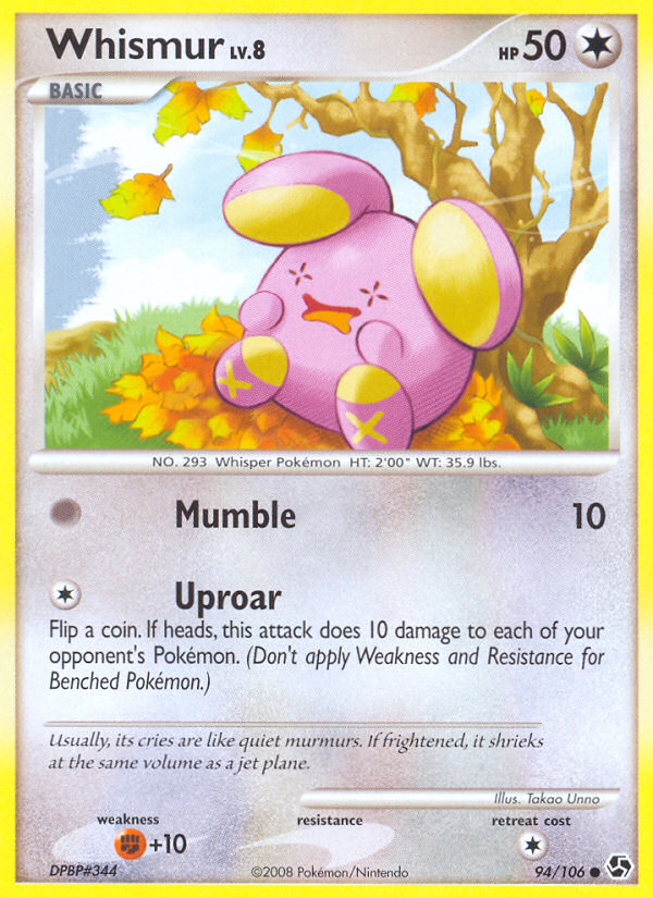 Whismur (94/106) [Diamond & Pearl: Great Encounters] | Galactic Gamez