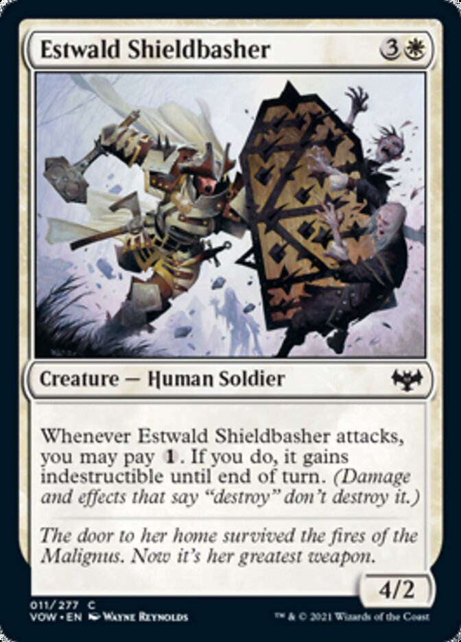 Estwald Shieldbasher [Innistrad: Crimson Vow] | Galactic Gamez