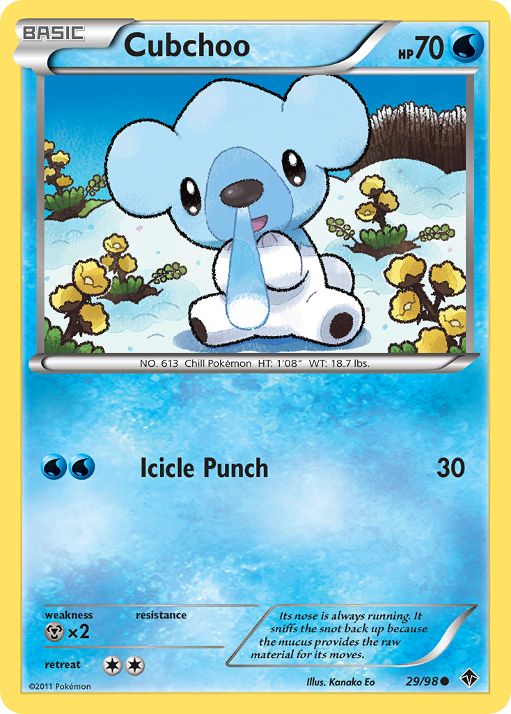 Cubchoo (29/98) [Black & White: Emerging Powers] | Galactic Gamez