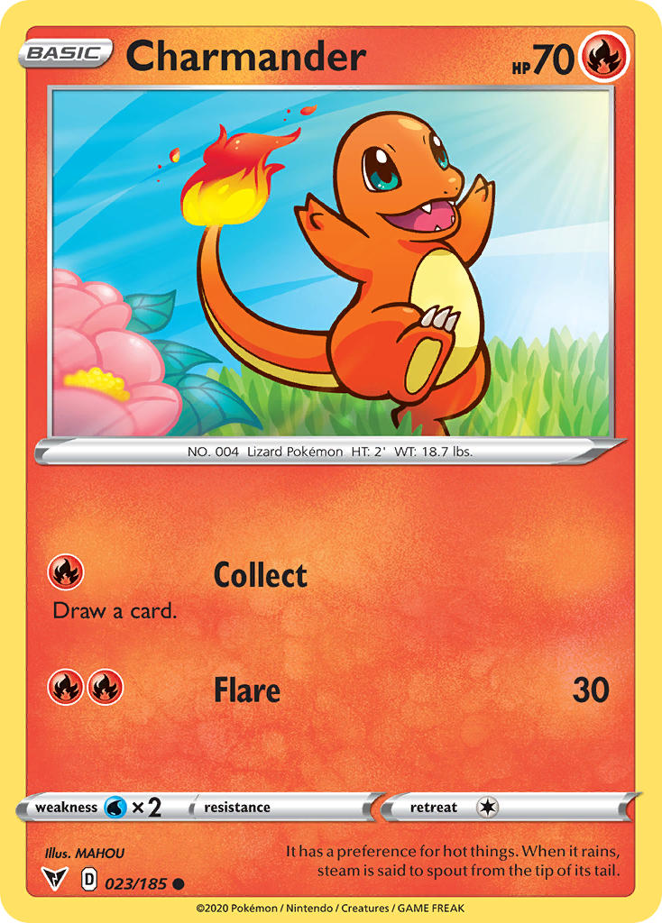 Charmander (023/185) [Sword & Shield: Vivid Voltage] | Galactic Gamez