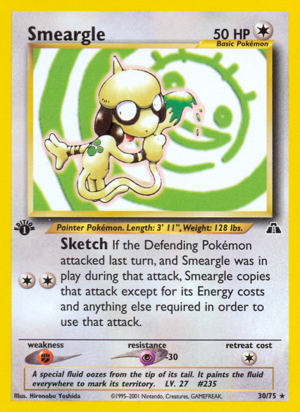 Smeargle (30/75) [Neo Discovery 1st Edition] | Galactic Gamez