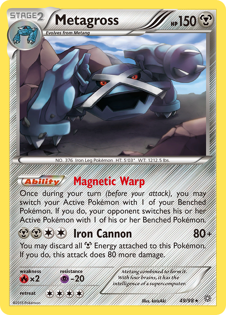 Metagross (49/98) [XY: Ancient Origins] | Galactic Gamez