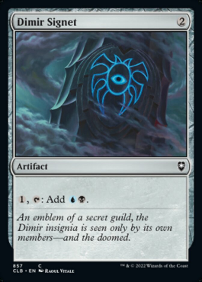 Dimir Signet [Commander Legends: Battle for Baldur's Gate] | Galactic Gamez