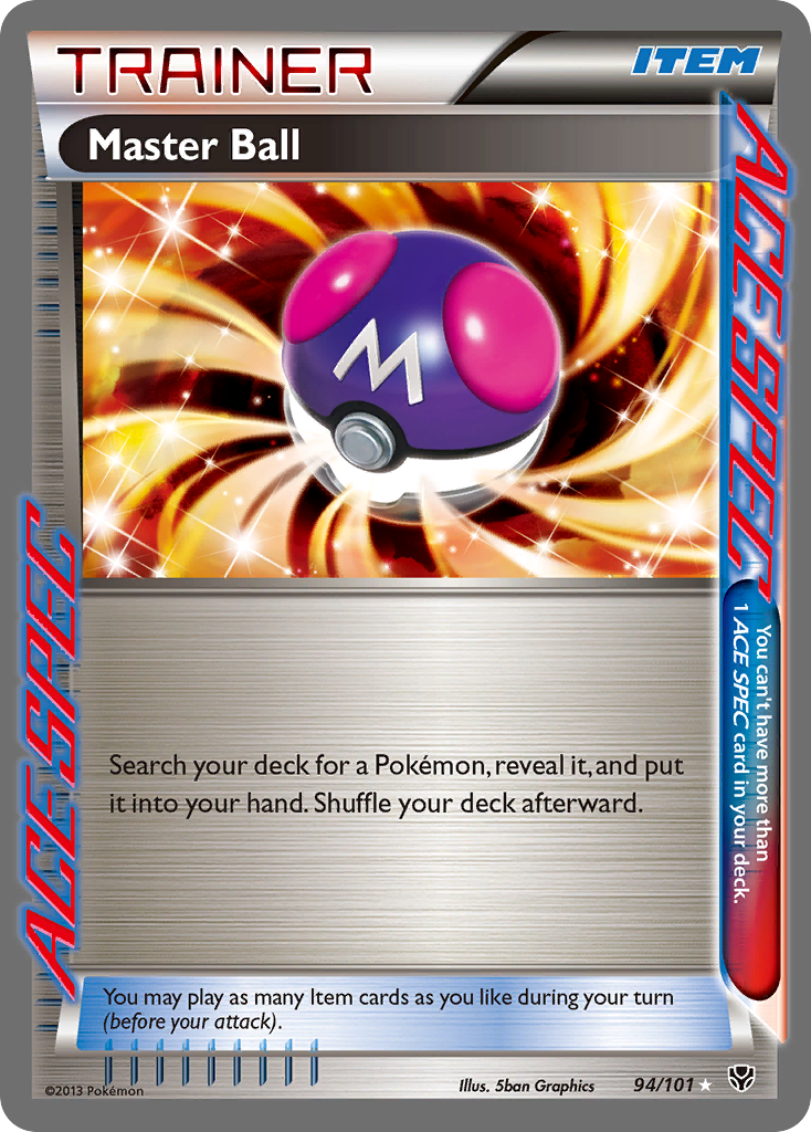 Master Ball (94/101) [Black & White: Plasma Blast] | Galactic Gamez