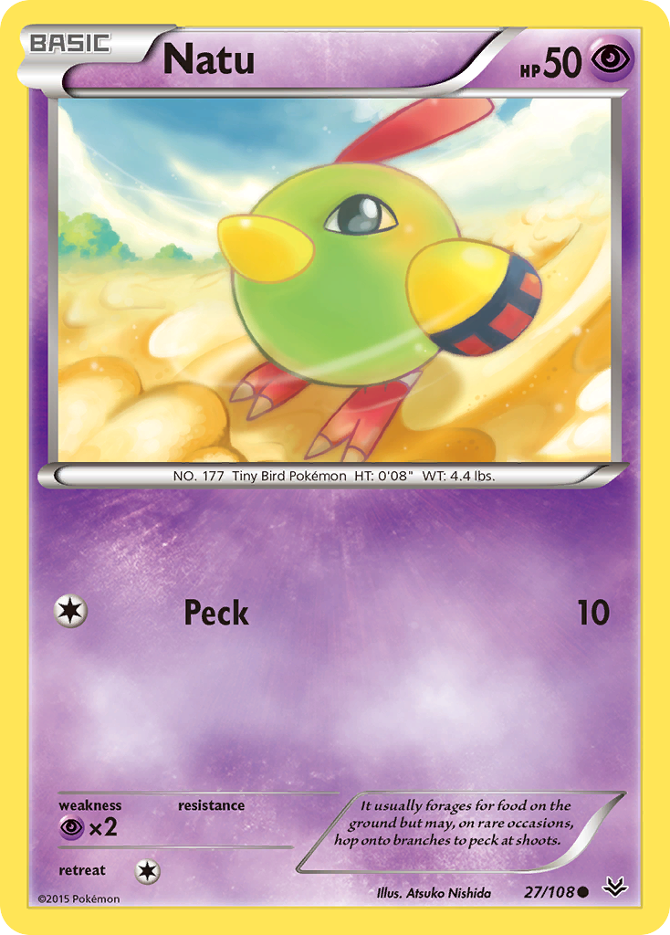 Natu (27/108) [XY: Roaring Skies] | Galactic Gamez