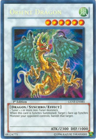 Orient Dragon [GENF-EN085] Secret Rare | Galactic Gamez