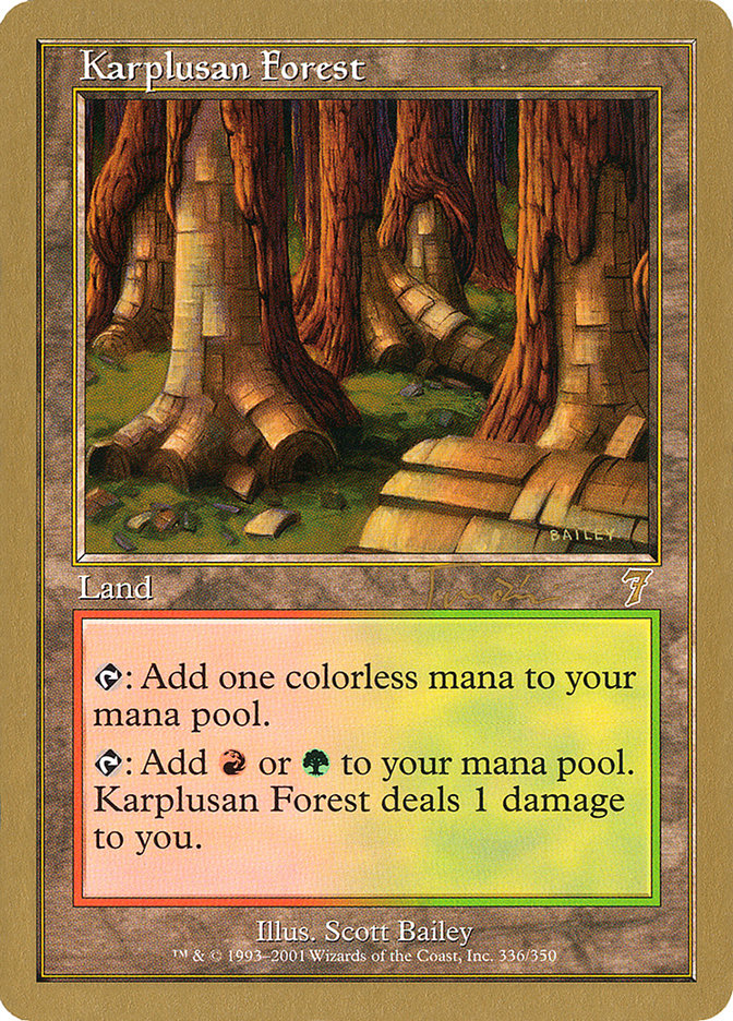 Karplusan Forest (Jan Tomcani) [World Championship Decks 2001] | Galactic Gamez