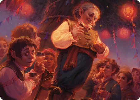 Bilbo, Retired Burglar Art Card [The Lord of the Rings: Tales of Middle-earth Art Series] | Galactic Gamez