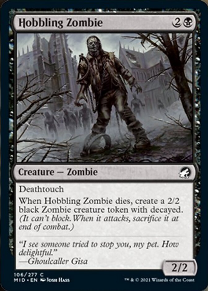 Hobbling Zombie [Innistrad: Midnight Hunt] | Galactic Gamez