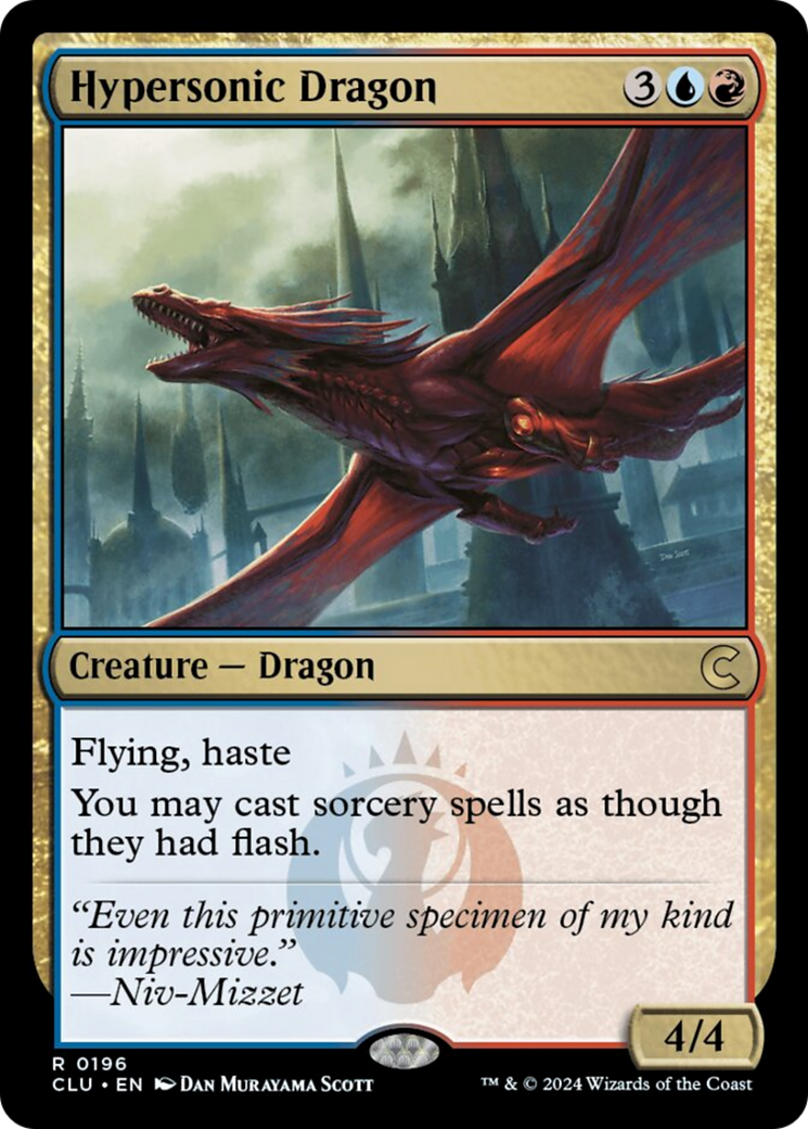 Hypersonic Dragon [Ravnica: Clue Edition] | Galactic Gamez