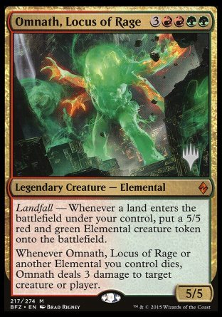 Omnath, Locus of Rage (Promo Pack) [Dungeons & Dragons: Adventures in the Forgotten Realms Promos] | Galactic Gamez