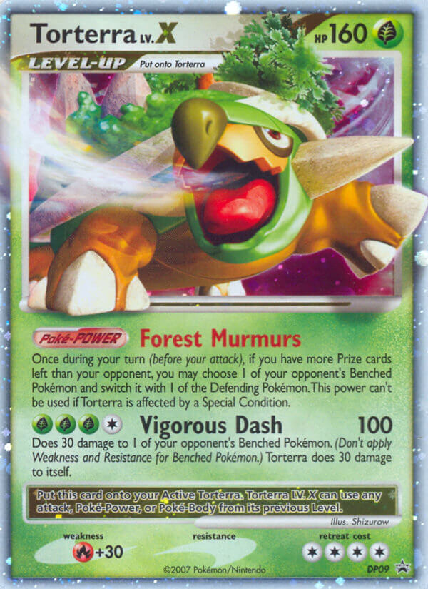 Torterra LV.X (DP09) [Diamond & Pearl: Black Star Promos] | Galactic Gamez