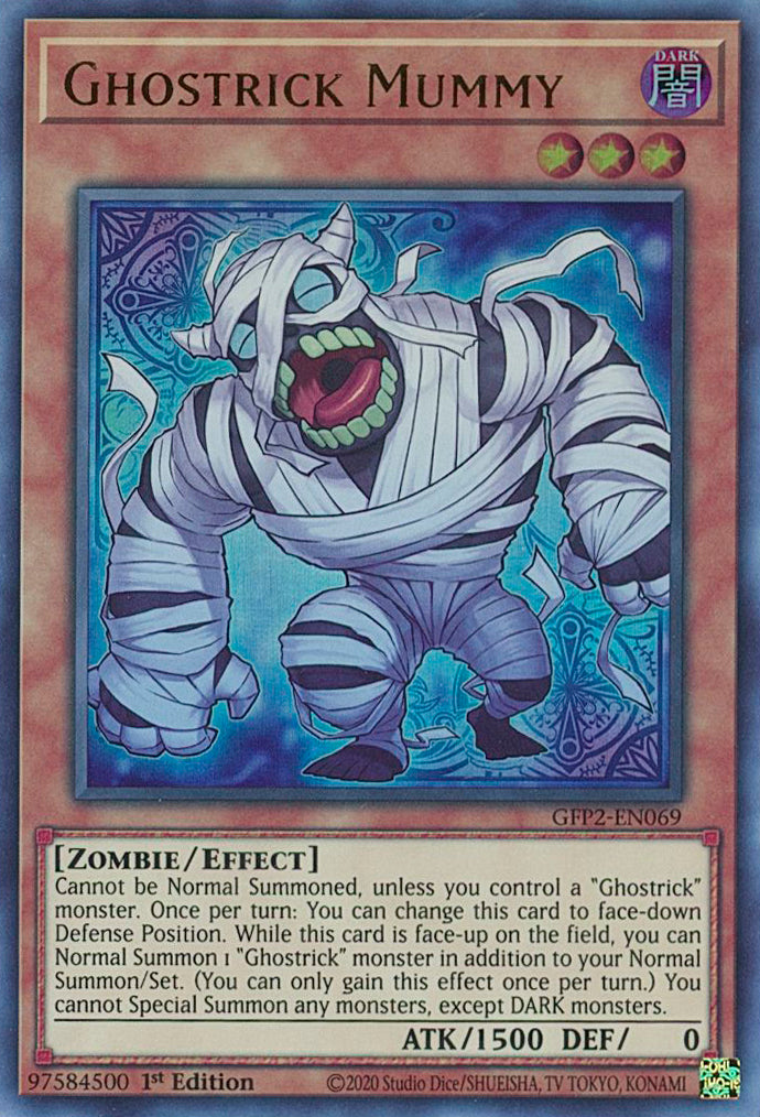 Ghostrick Mummy [GFP2-EN069] Ultra Rare | Galactic Gamez