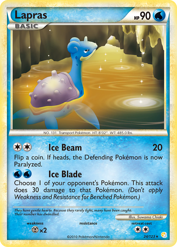 Lapras (24/123) [HeartGold & SoulSilver: Base Set] | Galactic Gamez