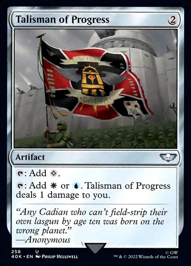 Talisman of Progress (Surge Foil) [Universes Beyond: Warhammer 40,000] | Galactic Gamez