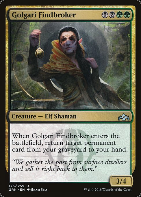 Golgari Findbroker [Guilds of Ravnica] | Galactic Gamez