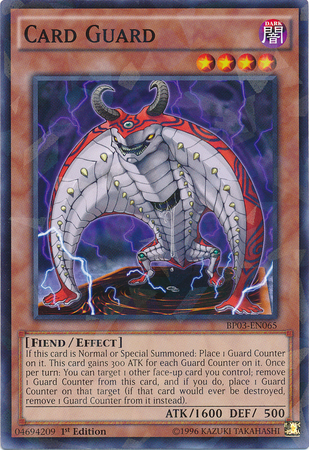 Card Guard (Shatterfoil) [BP03-EN065] Rare | Galactic Gamez