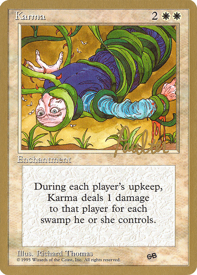 Karma (Preston Poulter) (SB) [Pro Tour Collector Set] | Galactic Gamez