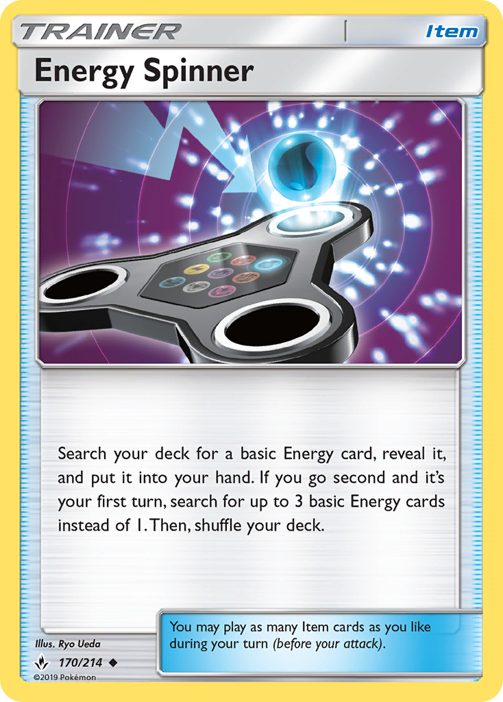 Energy Spinner (170/214) [Sun & Moon: Unbroken Bonds] | Galactic Gamez