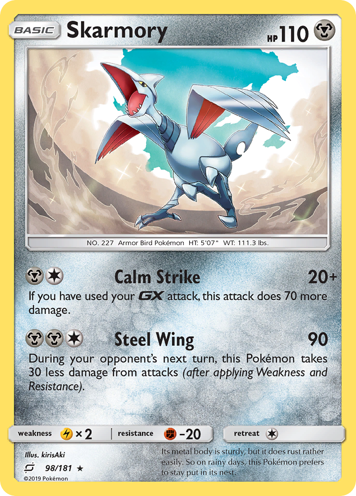 Skarmory (98/181) [Sun & Moon: Team Up] | Galactic Gamez