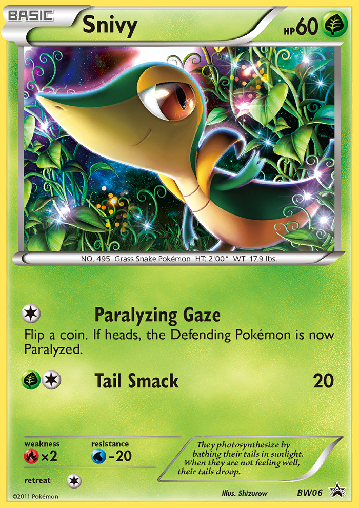 Snivy (BW06) [Black & White: Black Star Promos] | Galactic Gamez