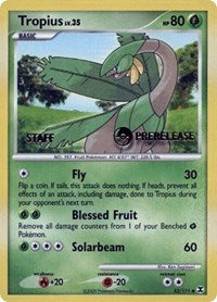 Tropius (52/111) (Staff Prerelease Promo) [Nintendo: Black Star Promos] | Galactic Gamez